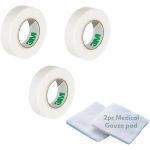 Nanacare Fita Cirúrgica Micropore 3m 1,25cm X 9,1m e Gaze Médica