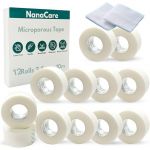 Nanacare Fita Cirúrgica Microporosa 2,5 cm X 10 M + 10 Unidades de Gaze Médica