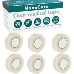 Nanacare Fita Cirúrgica Transparente Hipoalergénica 1,25cm X 9,1m