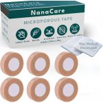 Nanacare Fita Cirúrgica Microporosa Bronzeada 1,25cm X 10m (6 Rolos)