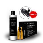 Absoluk Kit Antiqueda Shampoo 300ml + Ampolas 10ml + Escova