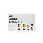 COSRX All About Snail Kit Gel de Limpeza 20ml + Power Essence 30ml + Peptide Creme Olhos 5ml + All In One Creme 20g Coffret