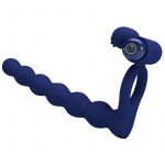 Pretty Love Ajmal Anel Vibrador com Plug Azul