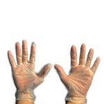 Santex Luvas Transparentes Descartáveis de Vinil 4,5 g 100 unidades
