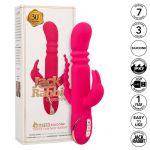 Calexotics Jack Fantasy Vibrador Triplo Aquecido Coelho Rosa
