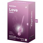 Satisfyer Love Birds 1 Bola de Kegel Vibrante Rosa + Aplicativo Gratuito