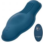 California Exotic Rider Massajador Duplo Motor Controle Remoto Azul