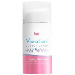 Intt Poderoso Estimulante Íntimo Algodão Doce Gel Vibrador Líquido 15ml