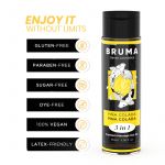 Bruma Óleo De Massagem Premium Efeito Calor Sabor Pina Colada 3 em 1 100ml