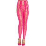 Leg Avenue Meias Opacas sem Alças e sem Costuras Rosa Neon Tamanho Único