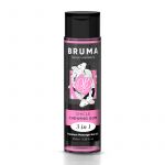 Bruma Óleo de Massagem Premium Efeito Calor Sabor Goma 3 em 1 100ml