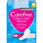 Carefree Cotton Feel Normal Protegeslips 30 Unidades