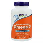 Now Omega-3 1000mg (180 EPA/120 DHA) 200 Cápsulas