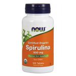 Now Spirulina 500mg 100 Comprimidos