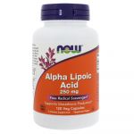 Now Alpha Lipoic Acid 250mg 120 Cápsulas Vegetais