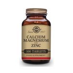 Solgar Calcium Magnesium plus Zinc 100 Comprimidos