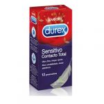Durex Preservativos Sensitivo Contacto Total x12