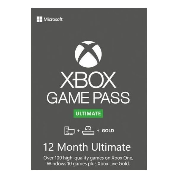 xbox live and game pass 12 month