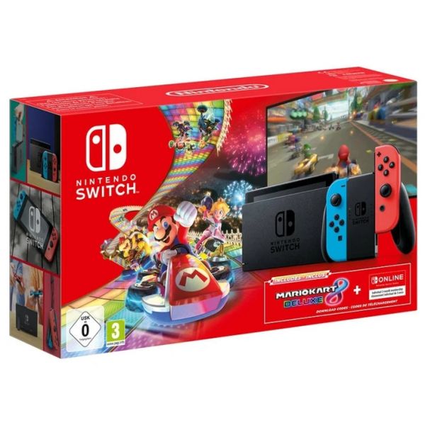 OFERTA  Nintendo Switch Neon + Mario Kart 8 por R$ 1.829 - Adrenaline