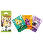 Nintendo Pack 3 Cartões Amiibo Animal Crossing HHD 1ª Série
