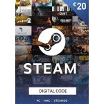 Steam Wallet Gift Card 20 Eur Steam Chave Digital Europa