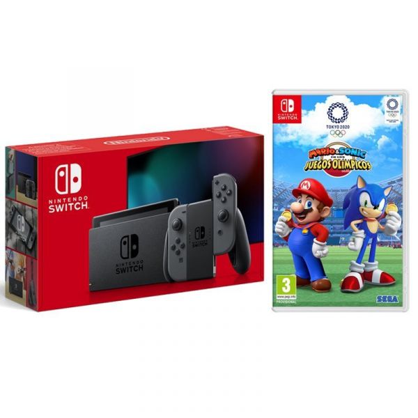 Nintendo Switch Neon Blue/Red V2 + Mario & Sonic Jogos Olímpicos