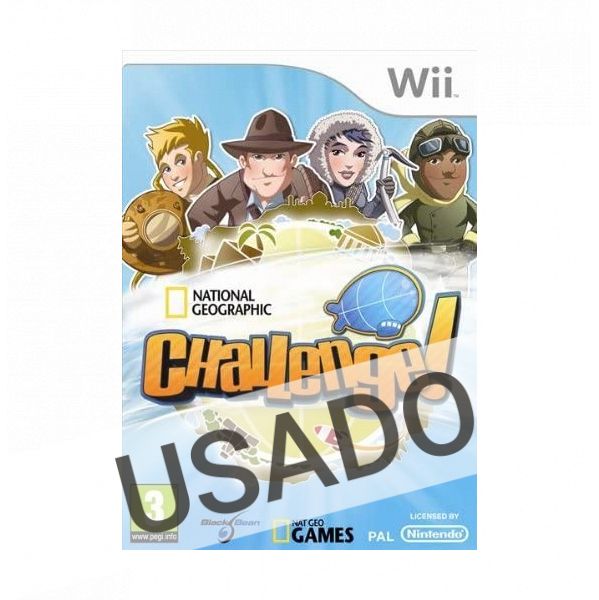 National Geographic Challenge! Wii Usado