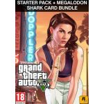 Grand Theft Auto V: Premium Online Edition & Megalodon Shark Card Bundle Rockstar Games Launcher Digital