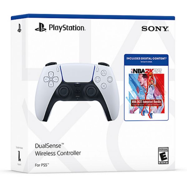 Sony Comando DualSense White PS5 + NBA 2K22 Jumpstart