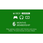 Xbox Live Gold 6 Months Xbox Live Chave Digital Europa