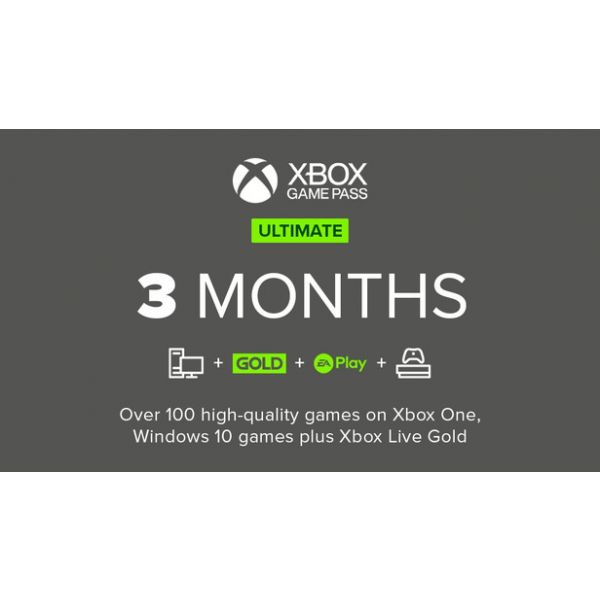 Xbox Game Pass Ultimate 3 Month Subscription Xbox One Windows 10 Digital Europe Kuantokusta 3361