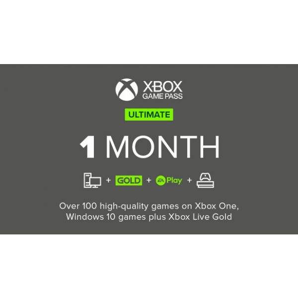 Gift Card Digital Xbox Game Pass Ultimate - 1 mês