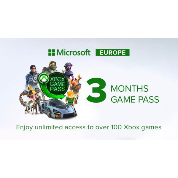 Cartão Xbox Game Pass Ultimate 3 Meses (Formato Digital)