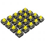 Newskill Kit 20 Switches Gateron Opto-Mecânicos Intermutáveis Yellow