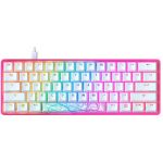 HyperX Alloy Origins 60% RGB Gaming US Red Switches Rosa