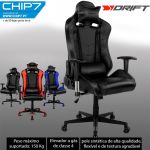 Cadeira Gaming Drift DR85 Black/Blue - DR85BL