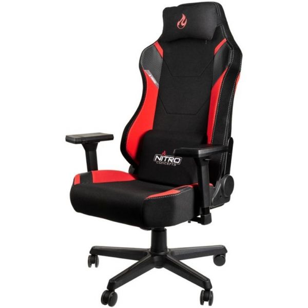 Cadeira Gaming Nitro Concepts X1000 Preto/Vermelho - NC-X1000-BR