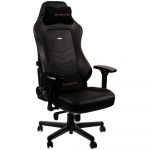 Cadeira Gaming Noblechairs HERO Real Leather Black - NBL-HRO-RL-BLA
