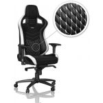 Cadeira Gaming Noblechairs EPIC Real Leather Black/White/Red - NBL-RL-EPC-001