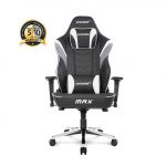 Cadeira Gaming Akracing Master Max (Preto/Branco) - AK-MAX-WT