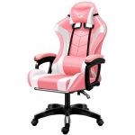 Cadeira Gaming PowerGaming Rosa