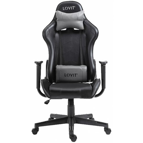 Cadeira Gaming Lovit Beast Preto/Cinzento