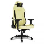Cadeira Gaming Alpha Gamer Alegra Fabric Amarela/Preta - AGALEGRA-F-YL