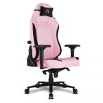 Cadeira Gaming Alpha Gamer Alegra Fabric Rosa/Preta - AGALEGRA-F-PK