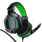 Joyroom Headset Gaming 3.5Mm Mini Jack With Remote Control And Microphone for Players Black (Jr-Hg1 Green)