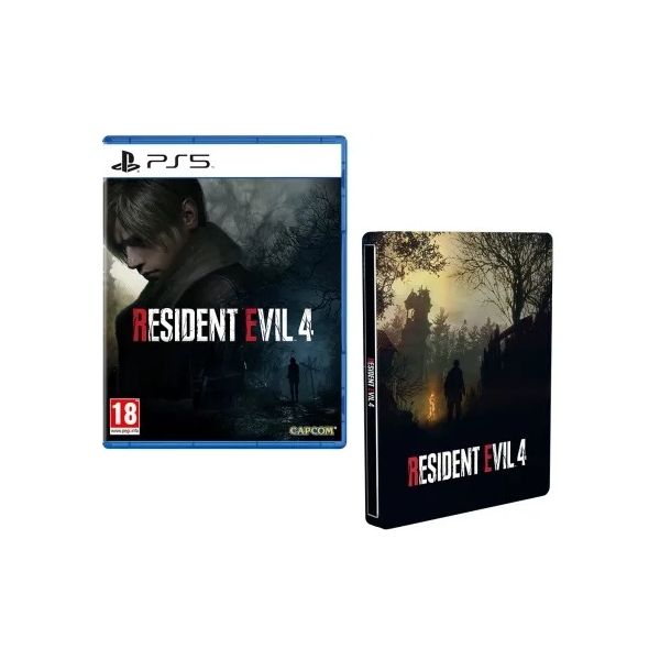 RESIDENT EVIL 4 Remake Steelbook Edition PS5 - Catalogo  Mega-Mania A Loja dos  Jogadores - Jogos, Consolas, Playstation, Xbox, Nintendo