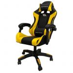 Cadeira Gaming PowerGaming Preto/Amarelo