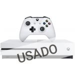 Microsoft Xbox One S 1TB Branca Usada c/ 2 comandos (inclui 3