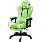 Cadeira Gaming Powergaming Branco/verde com Apoio para os Pés - 59503