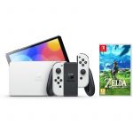 Nintendo Switch OLED 64GB White + Legend of Zelda: Breath of the Wild